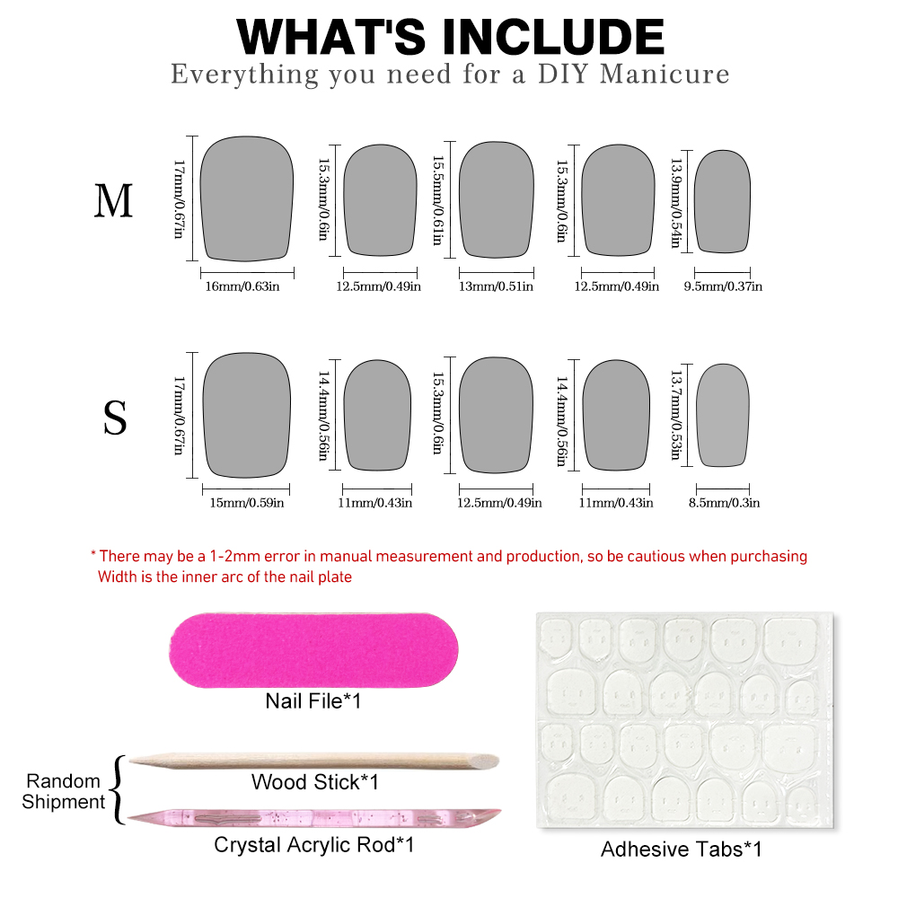 Handmade Press on Nails Summer - Nail Art Glossy reseña y precio