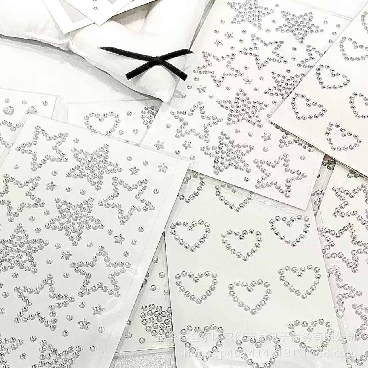Silver Star Heart Rhinestone S - Nail Art Nail Art reseña y precio