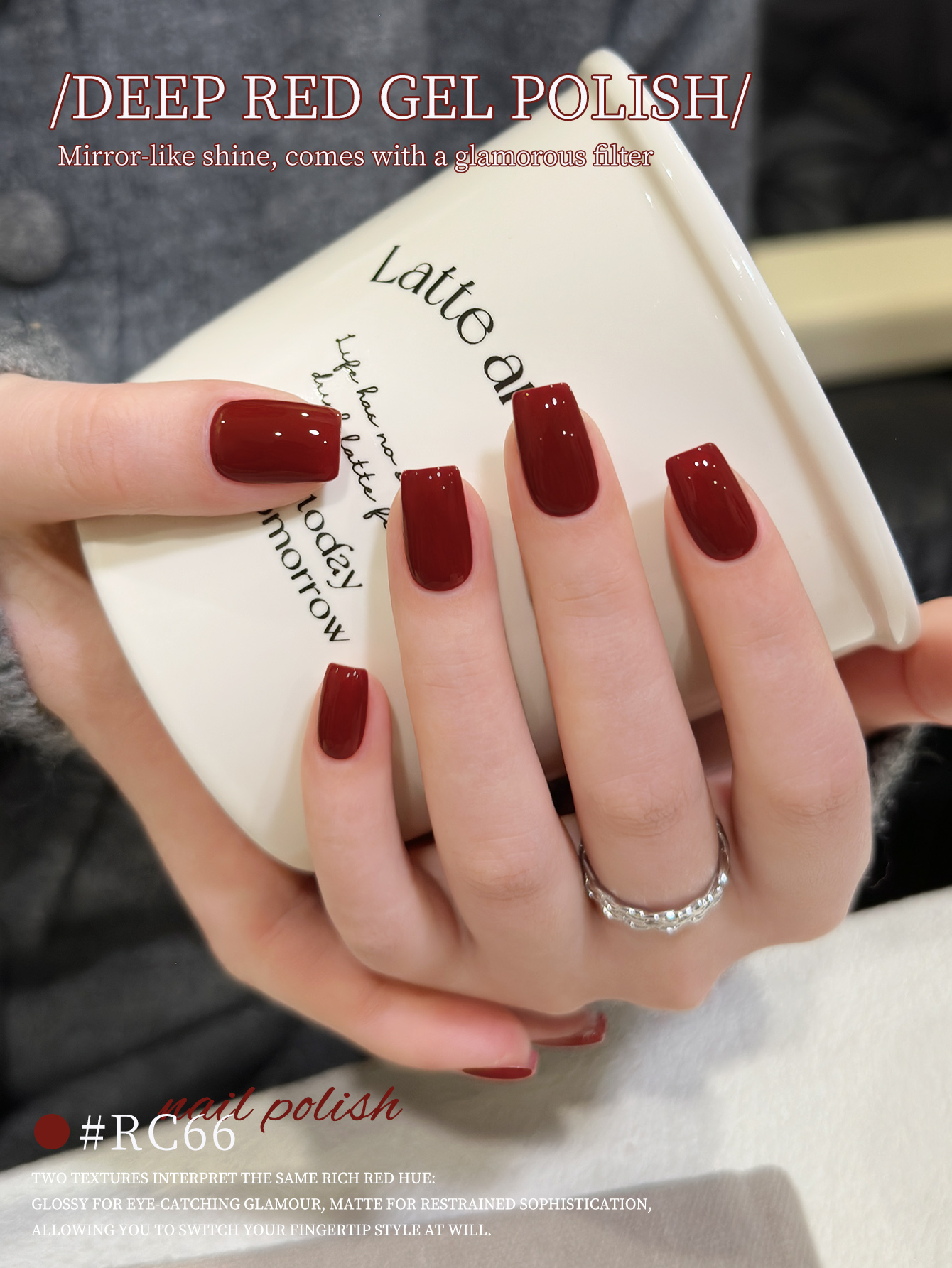 XEIJAYI 1PC 15ml Burgundy Gel  - Nail Art Burgundy reseña y precio