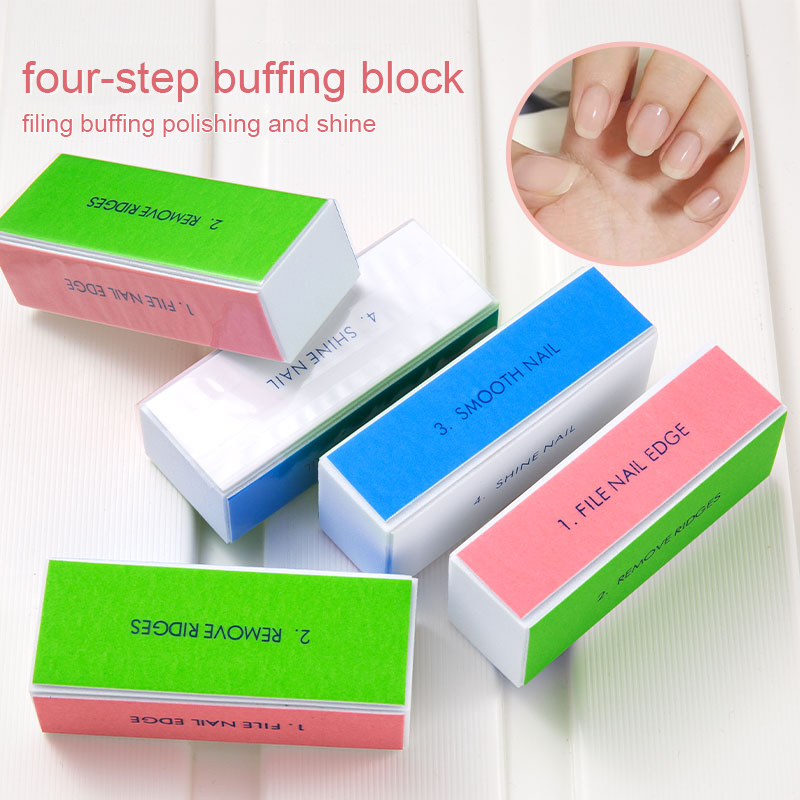5/10pcs Nail Buffer Block 4 St - Nail Art Glossy reseña y precio