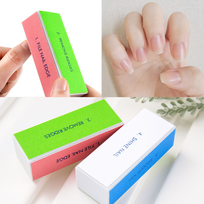 5/10pcs Nail Buffer Block 4 St - Nail Art Glossy reseña y precio