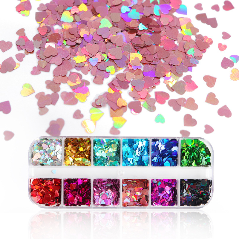 Mix Color Fluorescent Butterfl - Nail Art Glossy reseña y precio