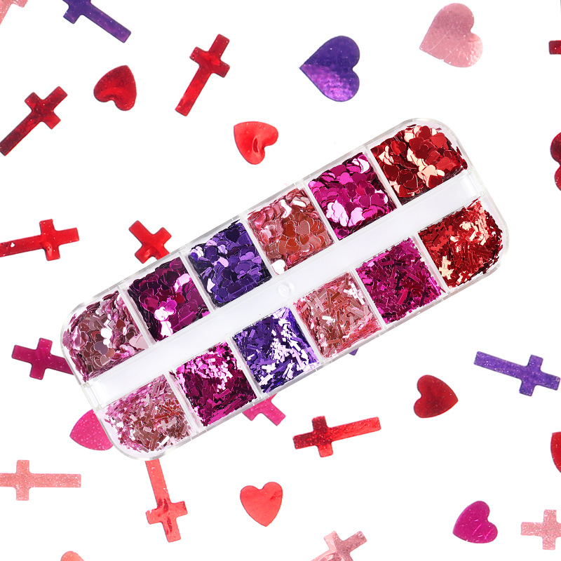 Mix Color Fluorescent Butterfl - Nail Art Glossy reseña y precio