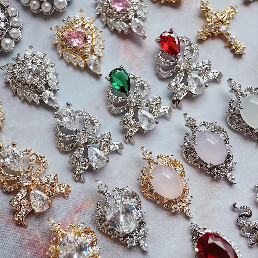 10pcs Luxury Royal Style Crown - Nail Art Valentine reseña y precio