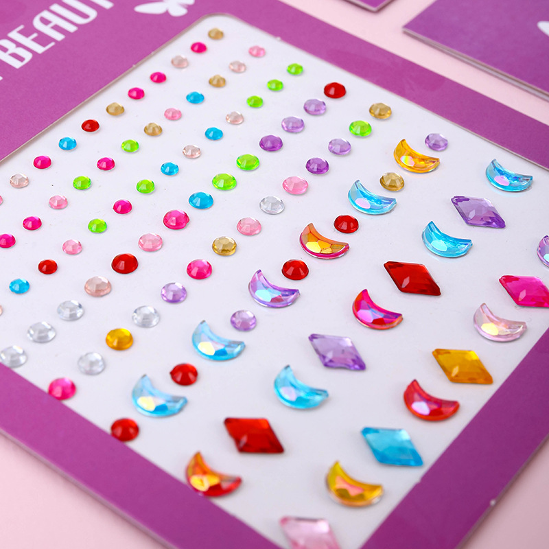 Hot Selling Face Gems Stickers - Nail Art Nail Art reseña y precio