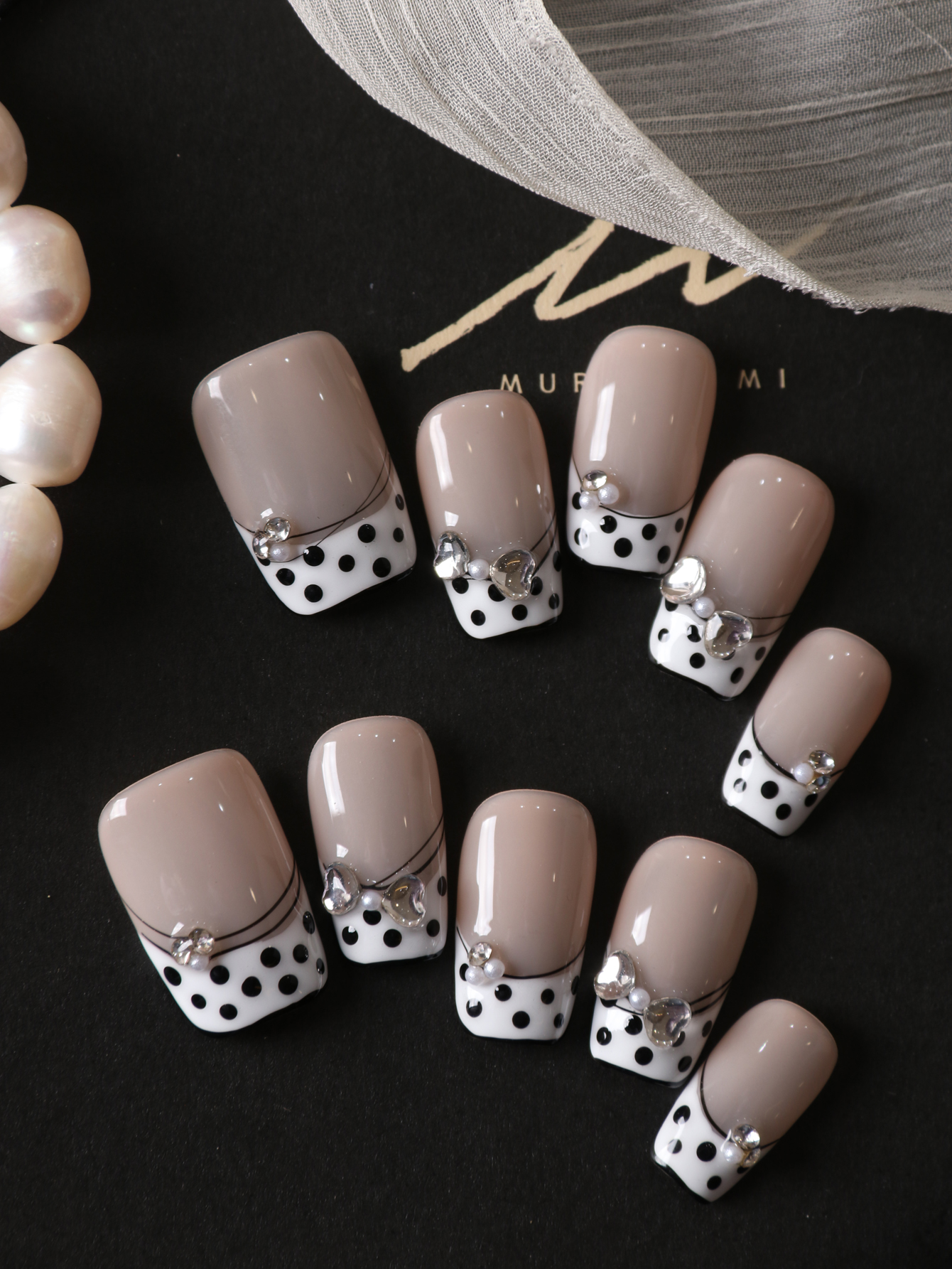 10Pcs Press on Nails Short Whi - Nail Adhesive Tab reseña y precio
