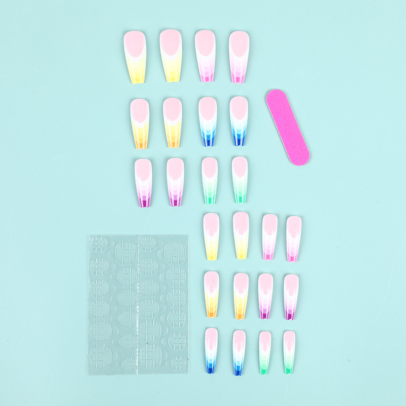Short Medium fake nails for wo - Nail Art Press On reseña y precio