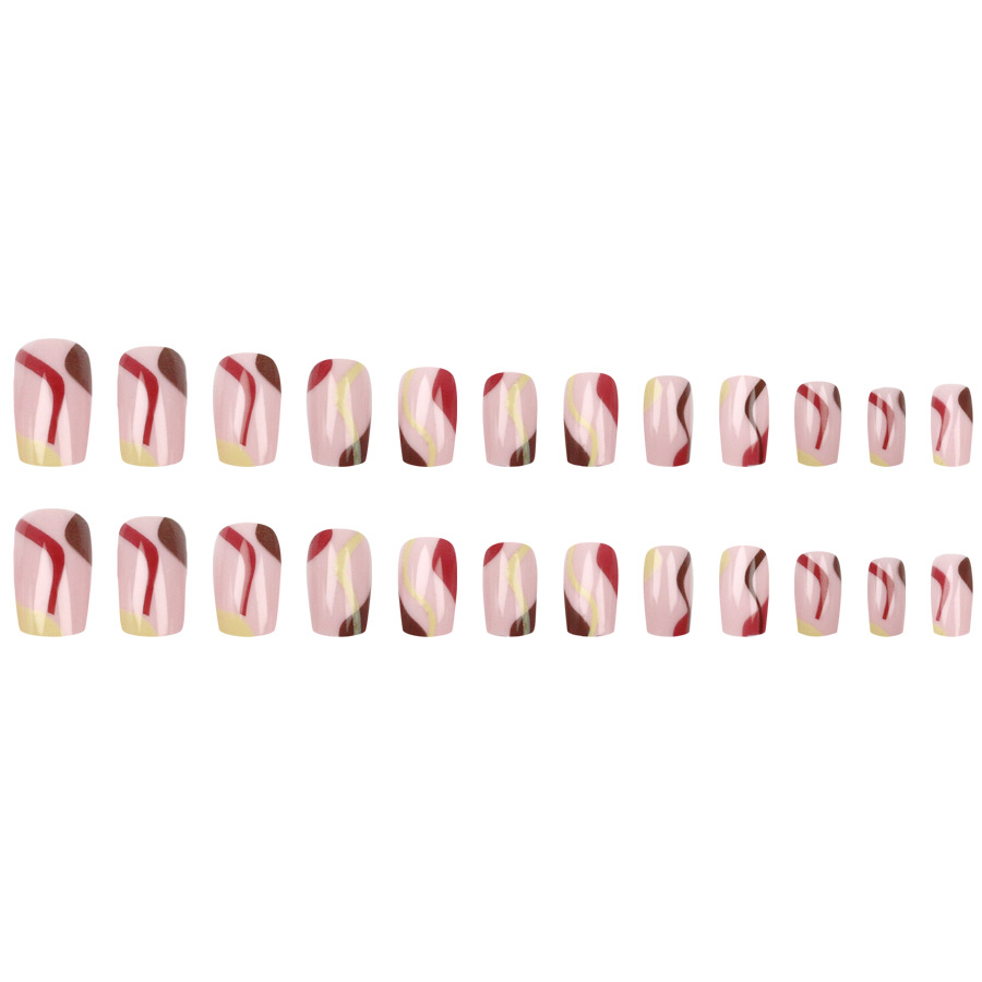 Short Medium fake nails for wo - Nail Art Press On reseña y precio