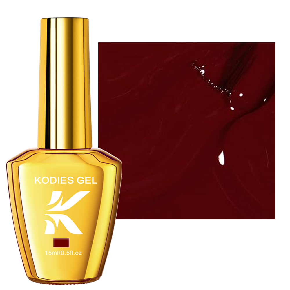 KODIES GEL Burgundy Red Gel Na - Nail Art Burgundy reseña y precio