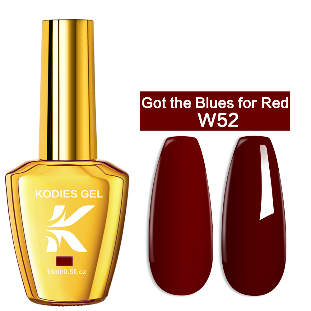 KODIES GEL Burgundy Red Gel Na - Nail Art Burgundy reseña y precio