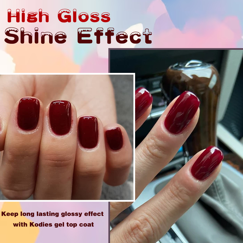 KODIES GEL Burgundy Red Gel Na - Nail Art Burgundy reseña y precio