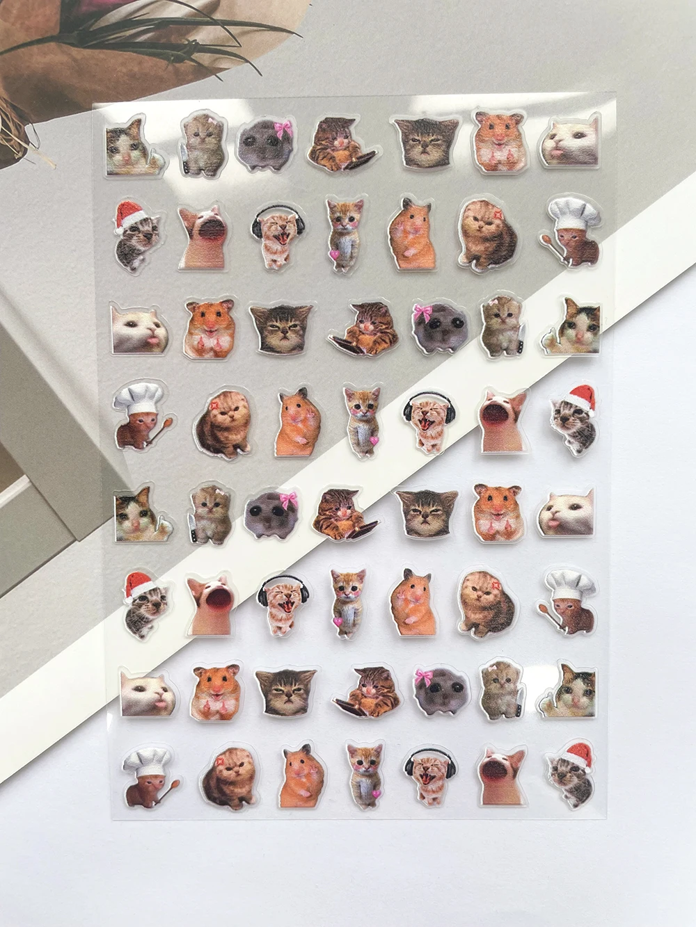 Mini Pvc Funny Cat Poster Good - Nail Art Nail Art reseña y precio