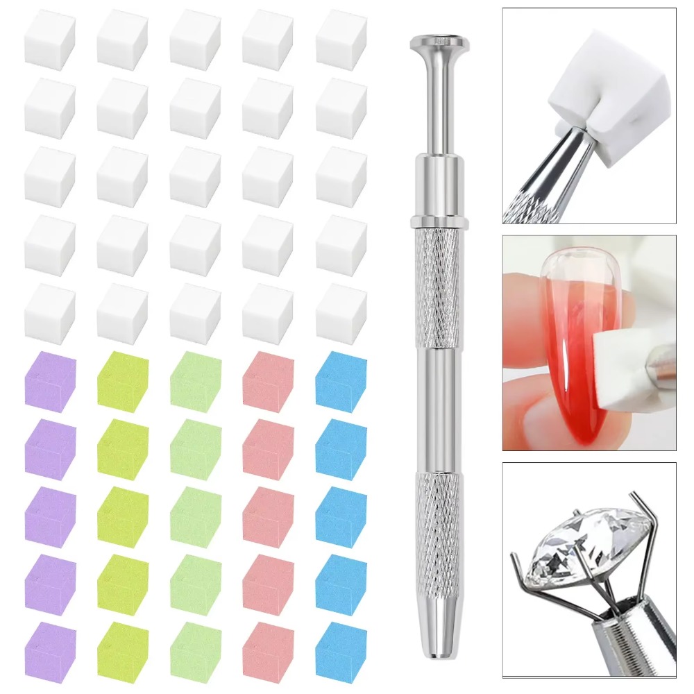 50Pcs/Set With Grabbing Pen Na - Nail Art Brush Set reseña y precio