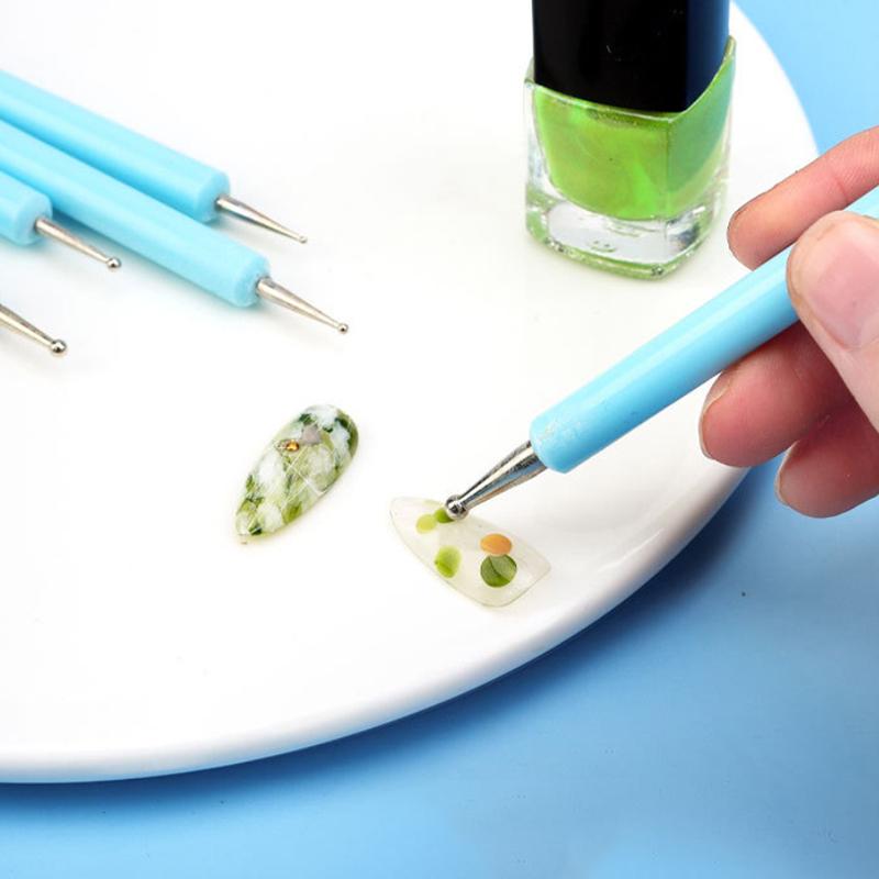 1/10/15 Pcs/Set Dual Ended Rhi - Nail Art Brush Set reseña y precio