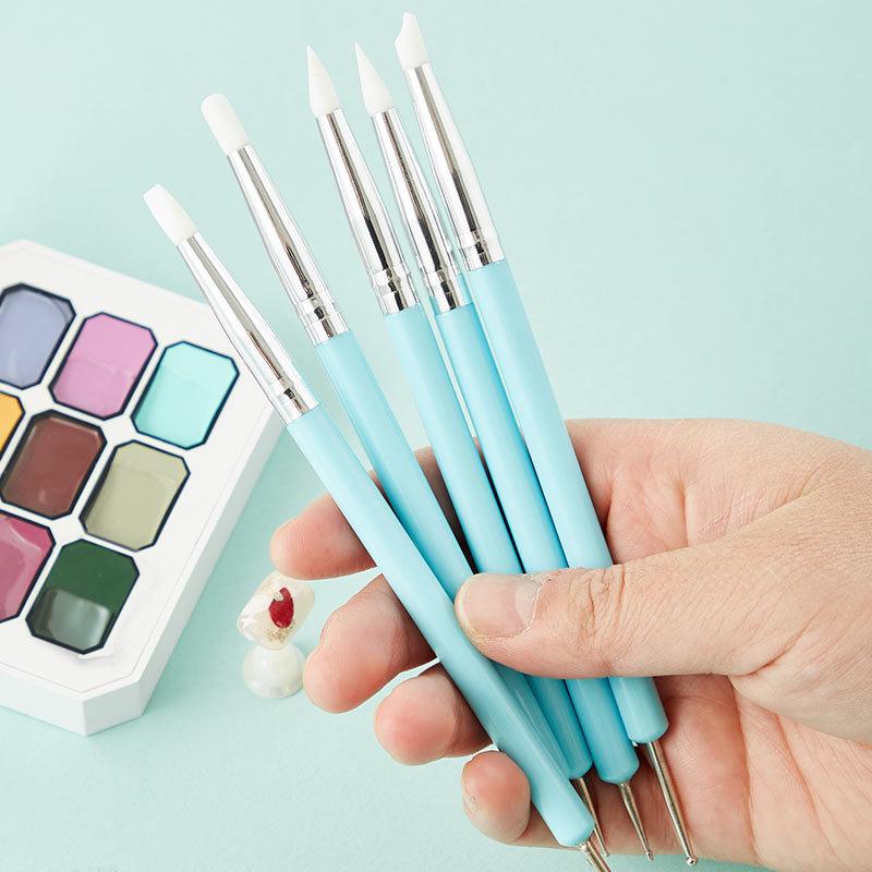 1/10/15 Pcs/Set Dual Ended Rhi - Nail Art Brush Set reseña y precio