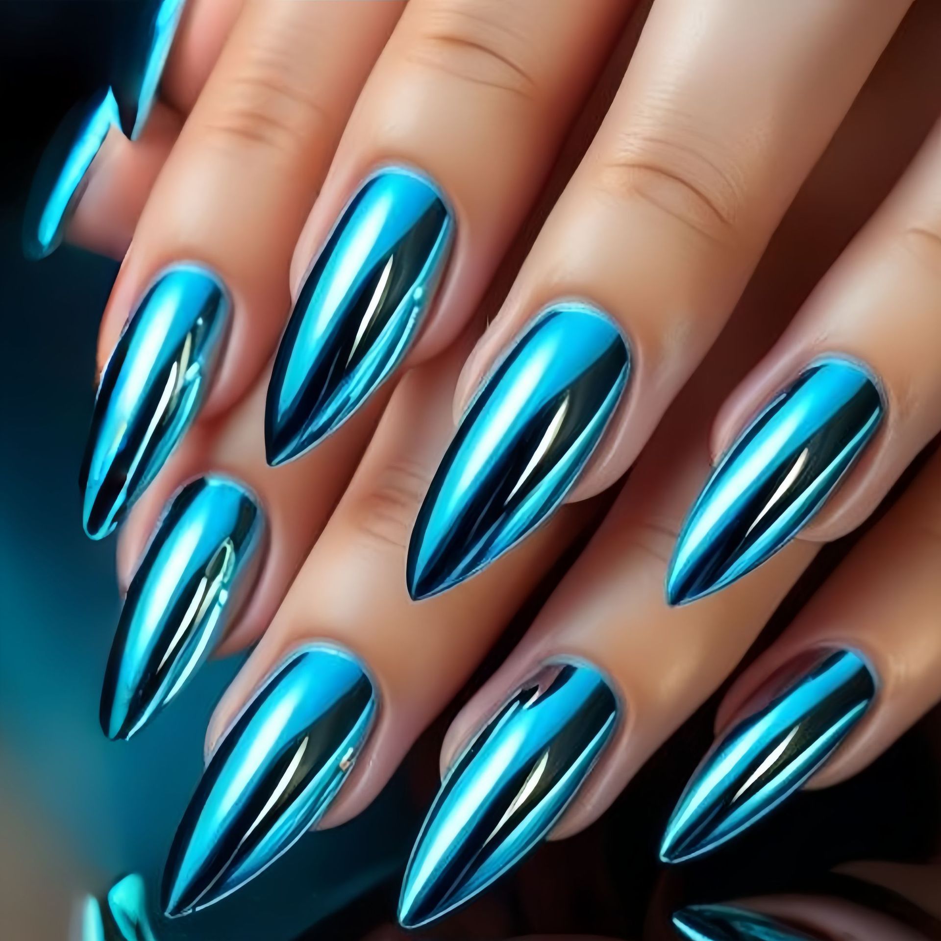 Medium fake nails for women  g - Nail Art Glossy reseña y precio