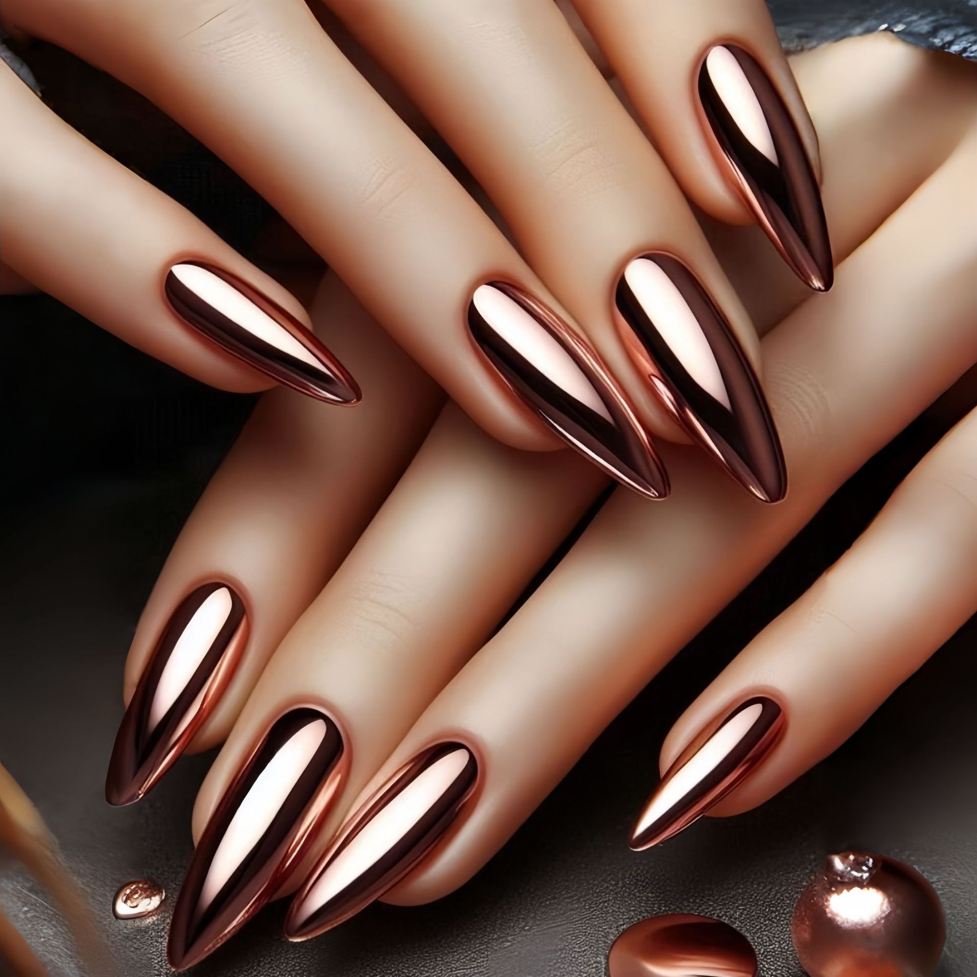 Medium fake nails for women  g - Nail Art Glossy reseña y precio