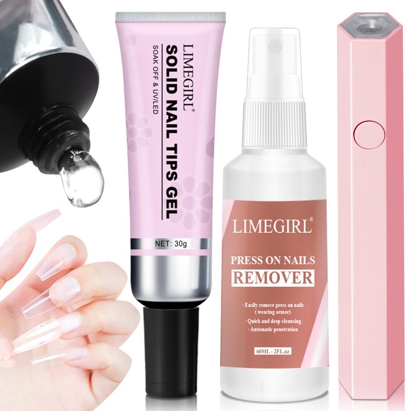 30g Soft Transparent Nail Tips - Nail Art Fake Nails reseña y precio
