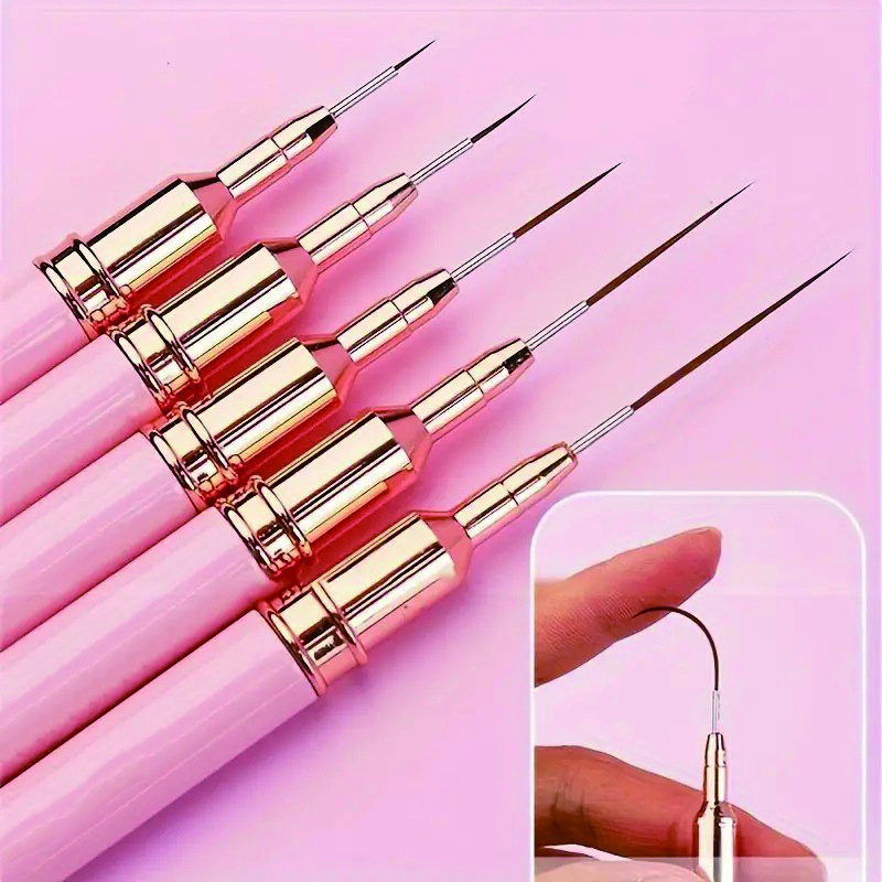 5-Piece Nail Art Pen Set, Ultr - Nail Art Brush Set reseña y precio